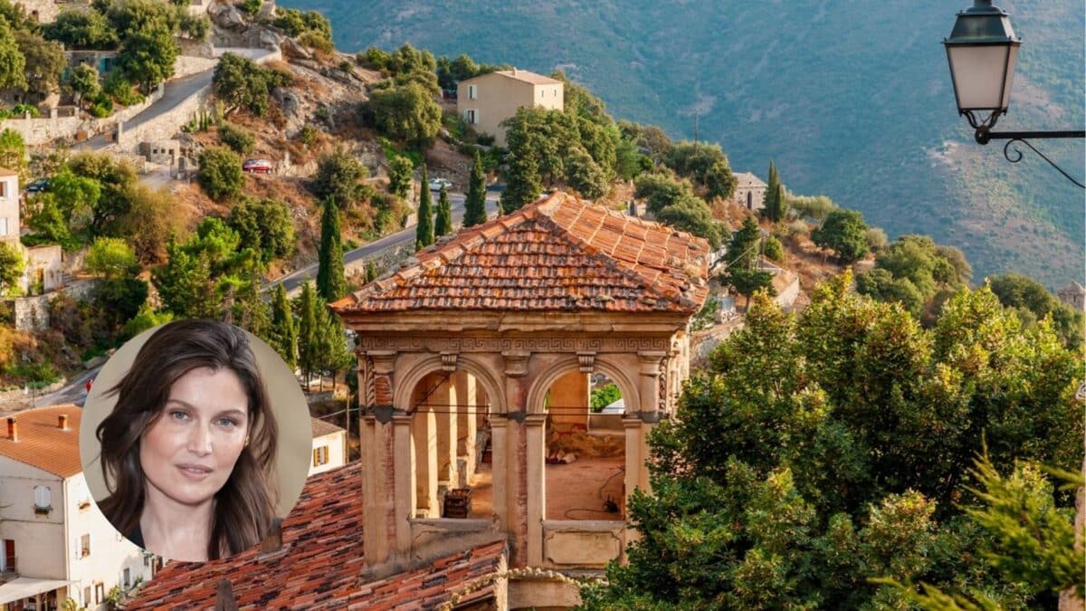 Laetitia Casta et sa sublime maison en Corse