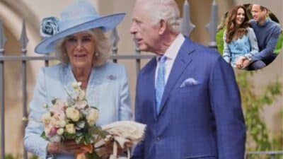 Le roi et la reine d'Angleterre étaient les stars de la messe de Pâques. Le prince William et sa femme, étaient absents de la cérémonie.