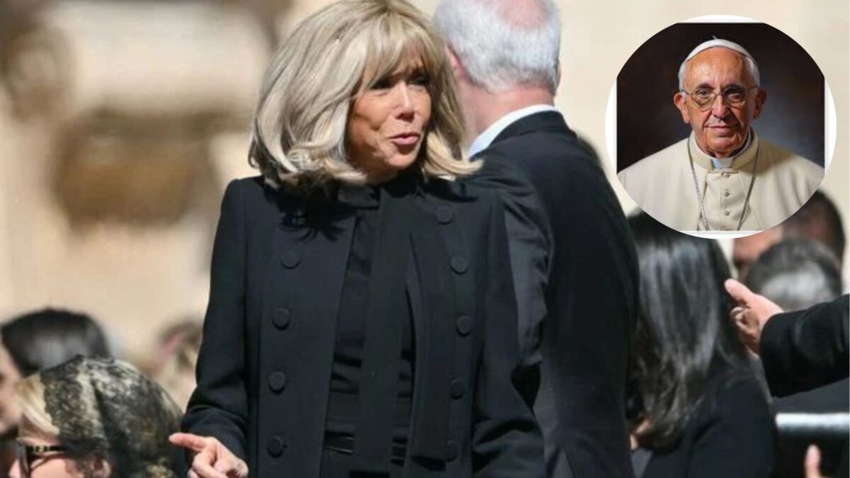 Brigitte Macron n'a pas respecté le protocole lors des obsèques du pape François.