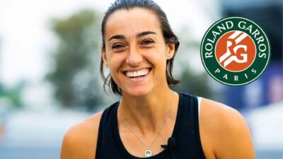 Caroline Garcia est l'égérie d'une célèbre marque de lingerie féminine.