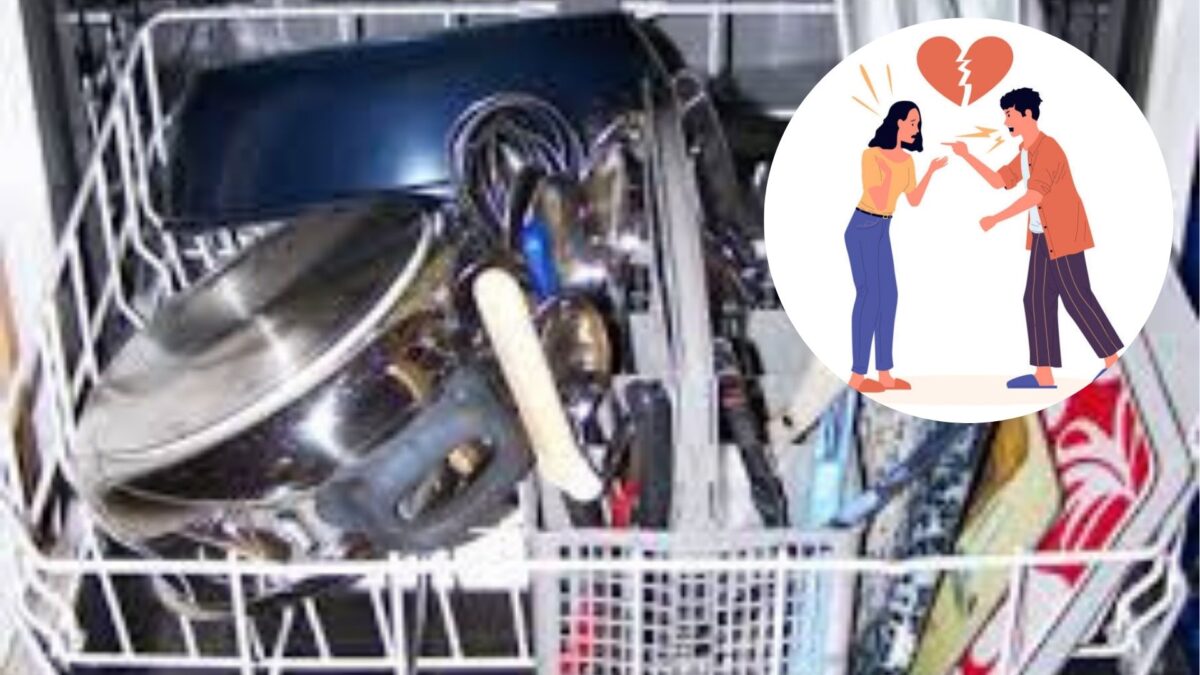 De nombreux couples peuvent se séparer à cause d'un simple lave-vaisselle mal rangé.