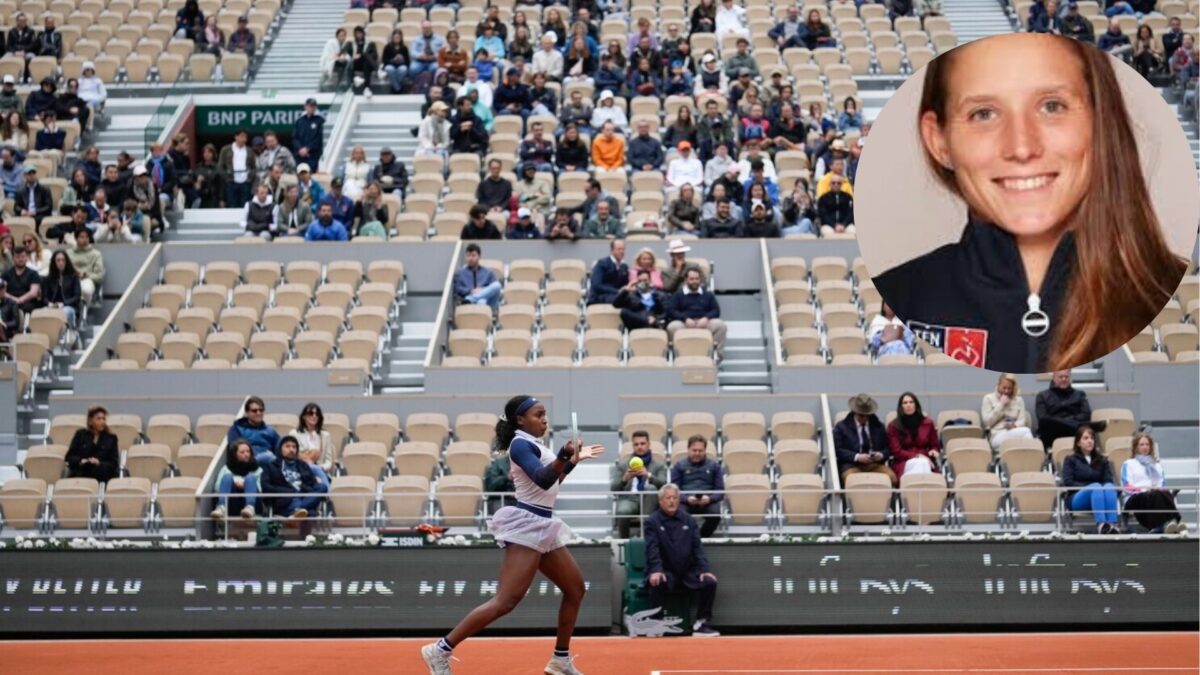 Les spectateurs ne sont pas venus en nombre lors du premier match de Varvara Gracheva.