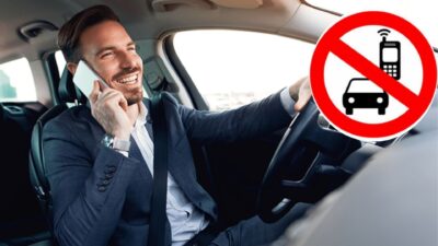 Le téléphone au volant est strictement interdit, même si votre véhicule est à l'arrrêt.