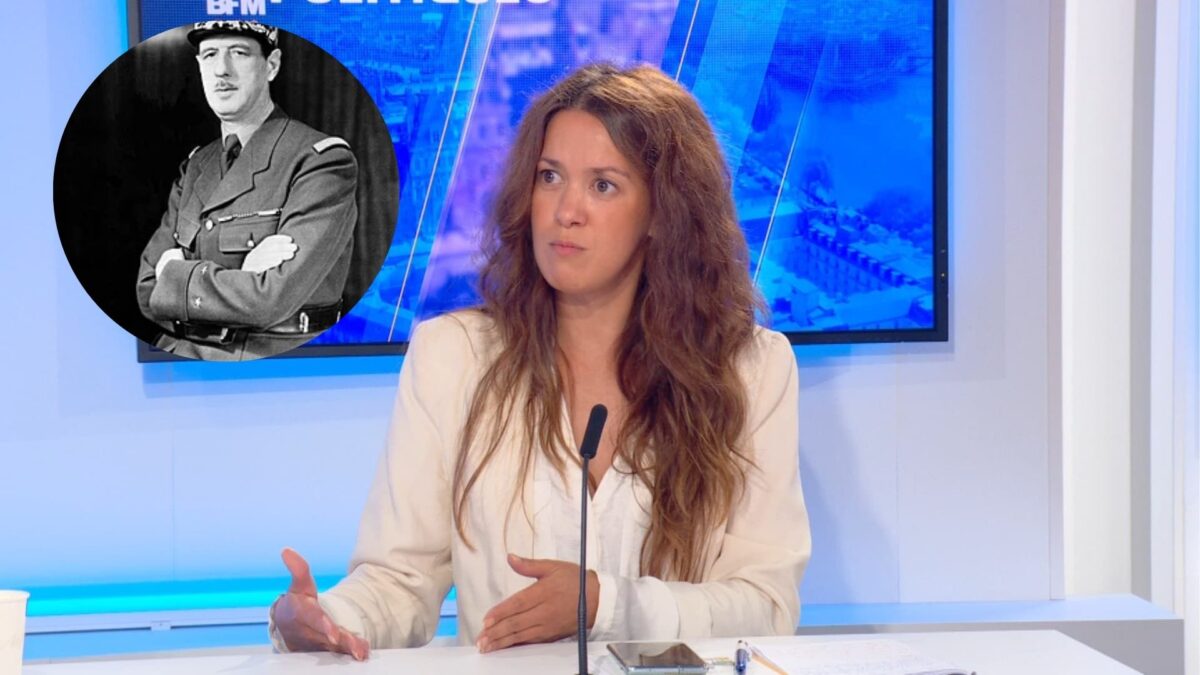 Lila Djellali, obligée de s'excuser après avoir déformée une citation du général de Gaulle.