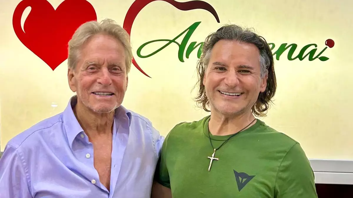 Michael Douglas et Bruno Sciacca.