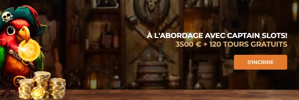 Bonus--de--bienvenue--CaptainSlots